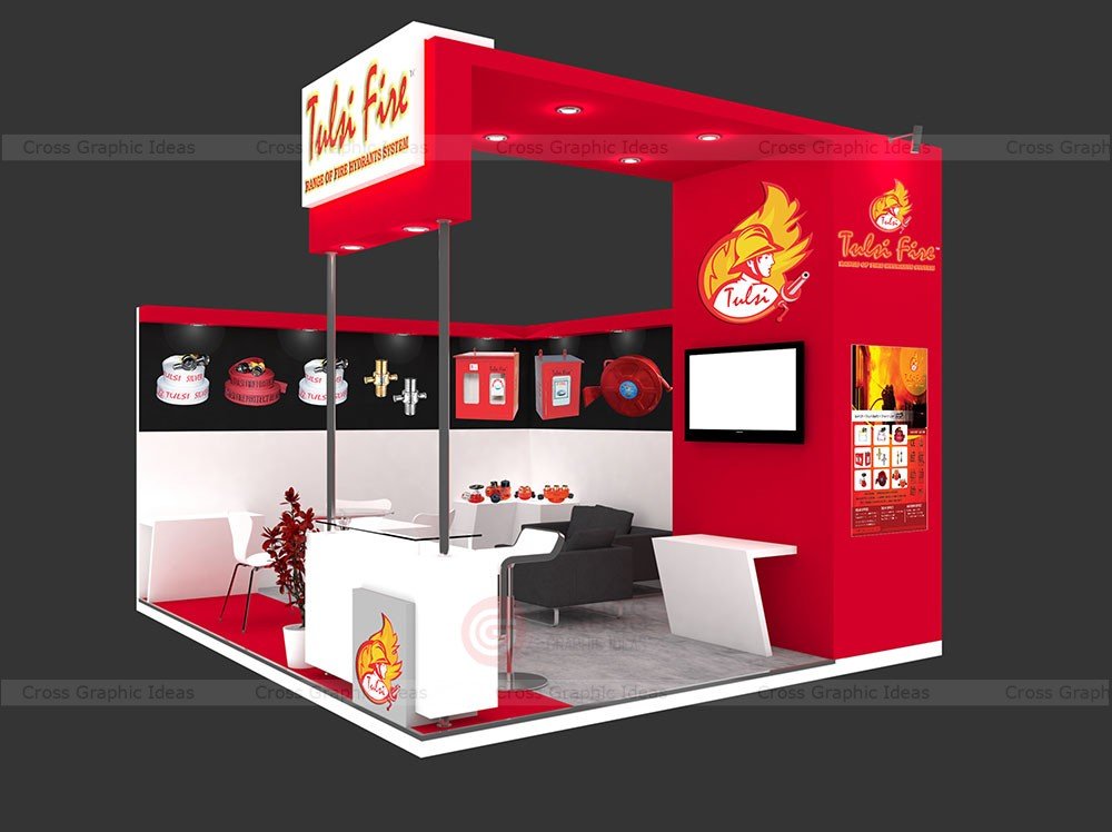 tulsi-fire-3d-stall-design-for-tulsi-fire-manufacturer-company-india