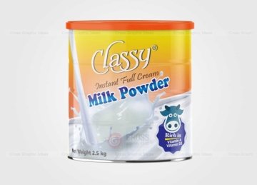 milk powder packaging design