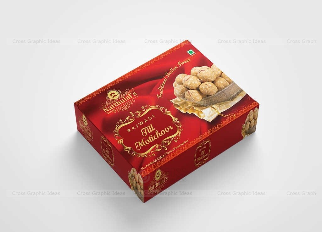 Sweet box packaging design